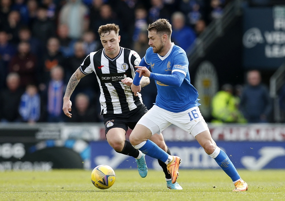 “Amazing To Learn From…” Alex Lowry Pays Tribute To Aaron Ramsey After Rangers Loan Spell