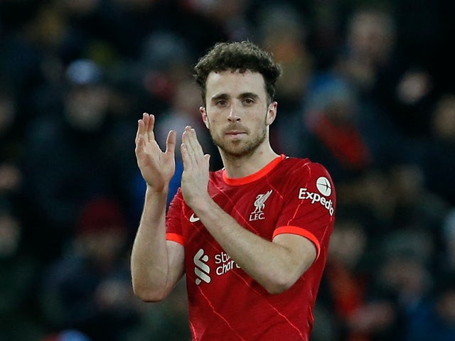 Liverpool handed Diogo Jota injury concern ahead of FA Cup semi-final