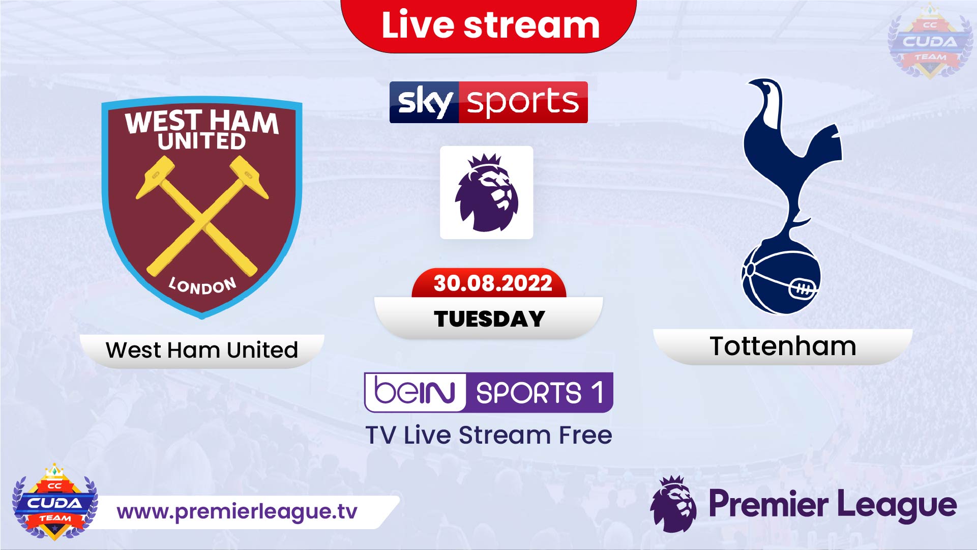 West Ham v Spurs – how to watch