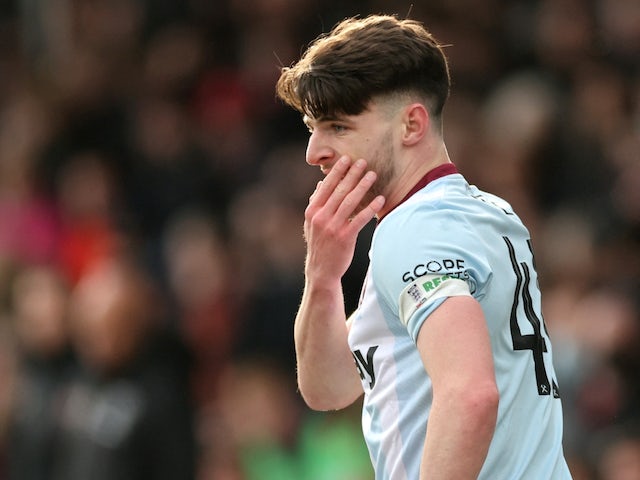 Liverpool 'not planning move for Declan Rice'