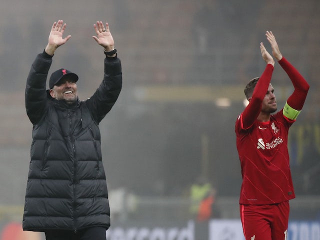 Klopp praises Liverpool substitutes after win over Inter