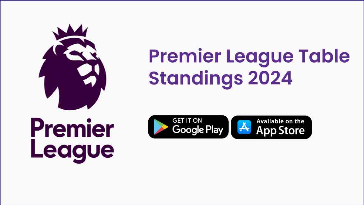 Premier League Tables & Standings 2024 Premier league