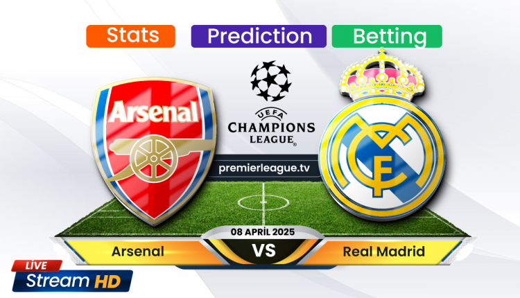 Arsenal vs Real Madrid Champions League Quarterfinal